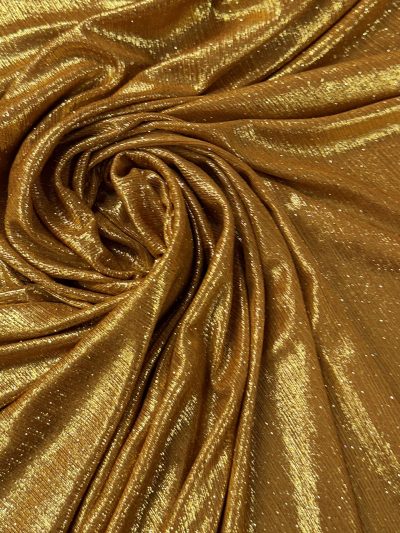 Lycra ocre glitter oro