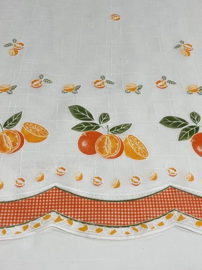 Visillo De Cocina Naranjas