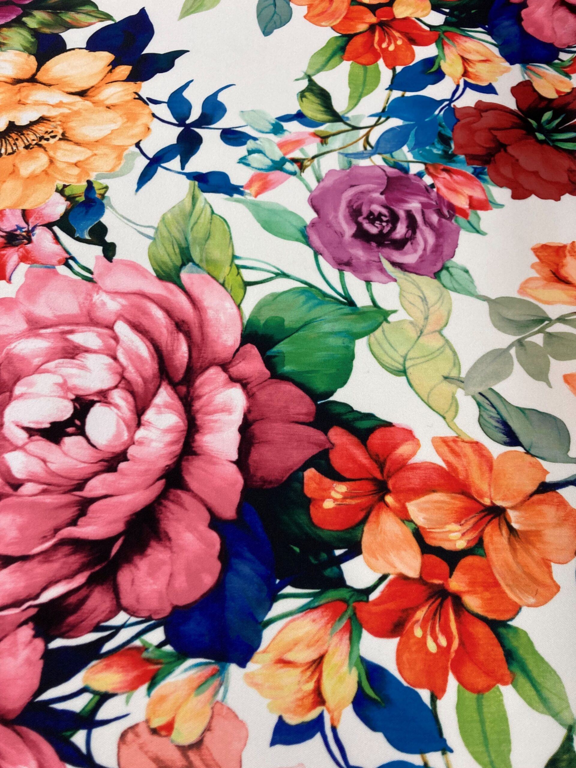 Bielástico gabardina azahar f.blanco