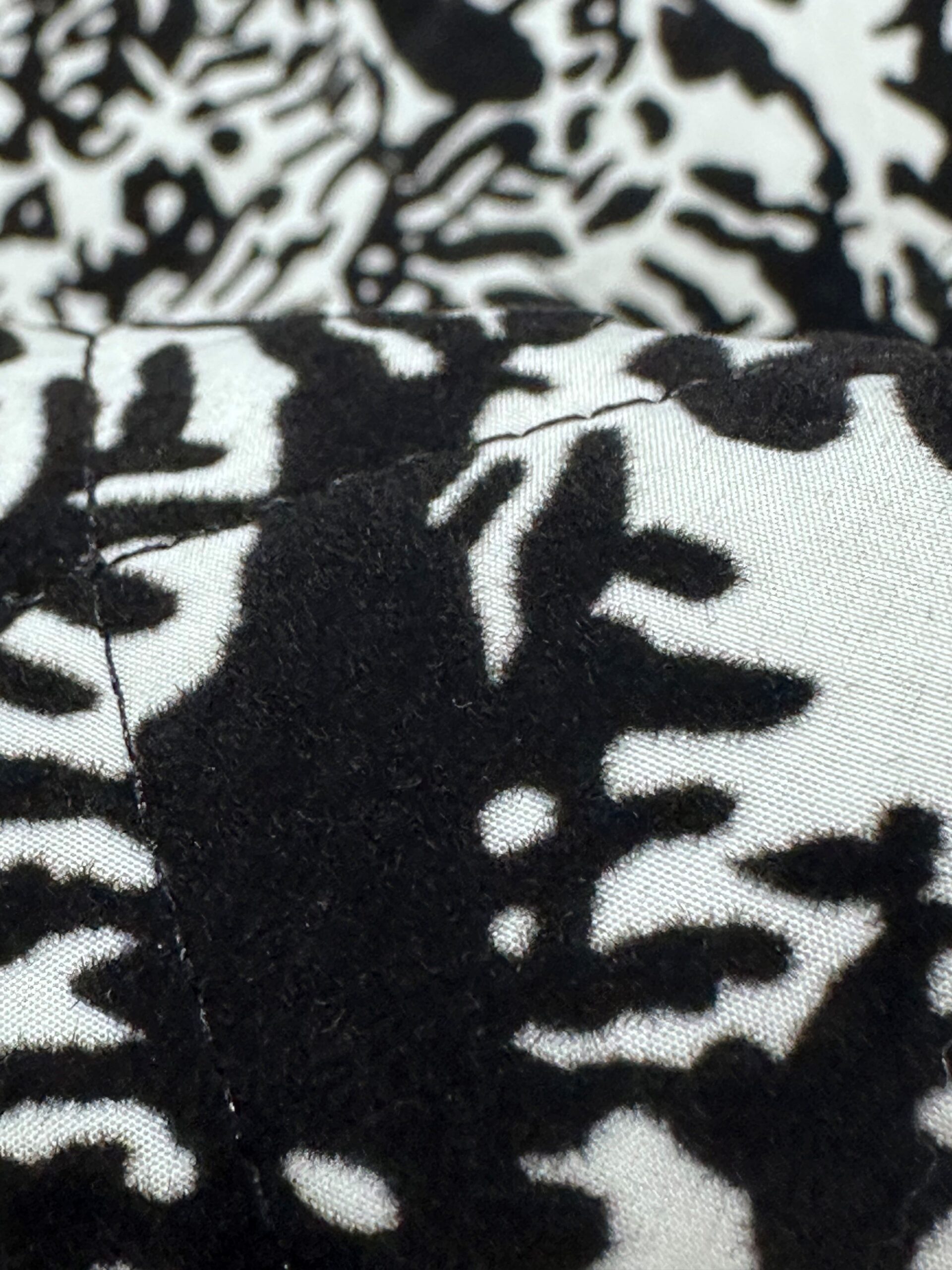 Acolchado Venus Negro/crudo