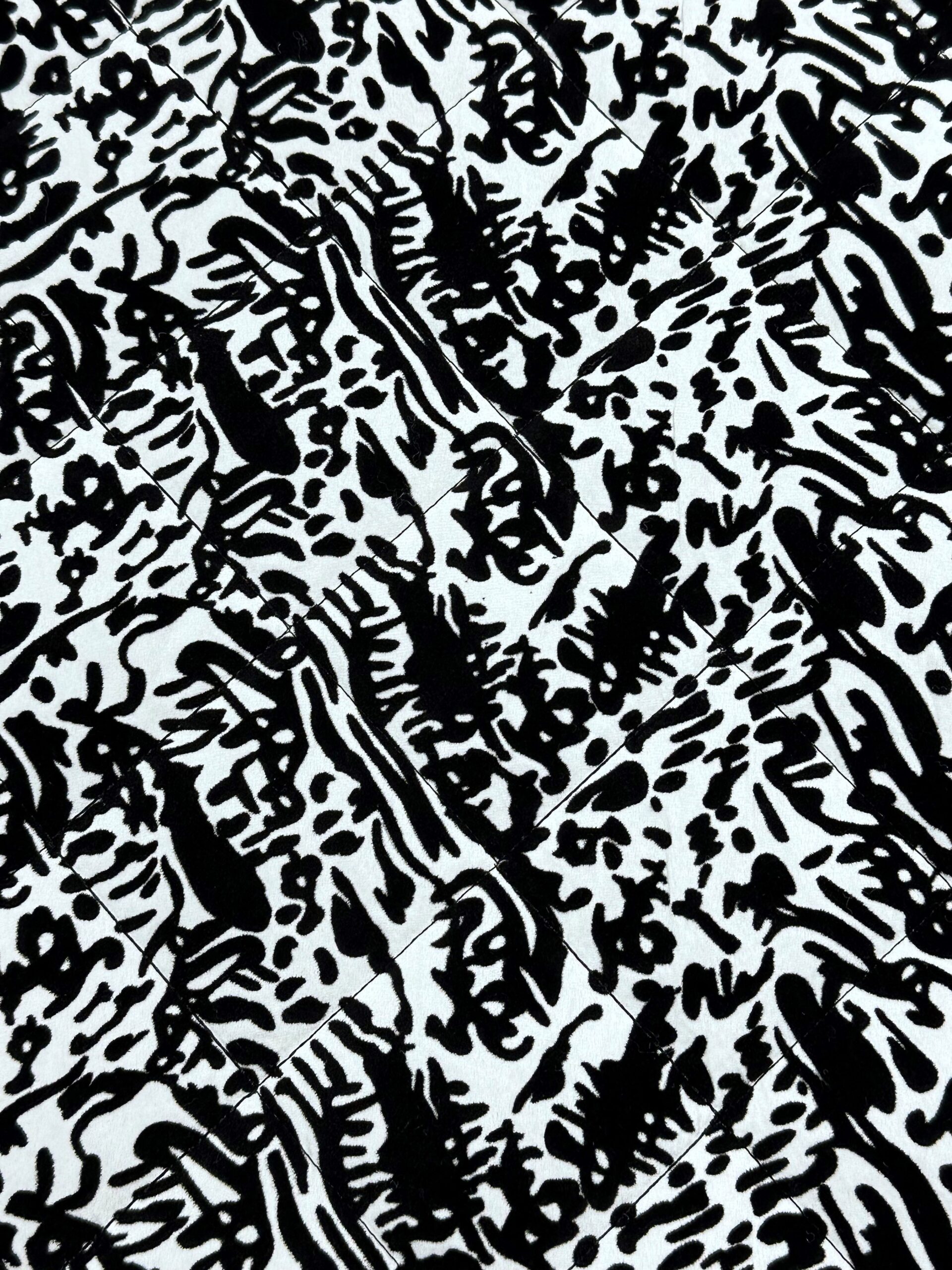 Acolchado Venus Negro/crudo