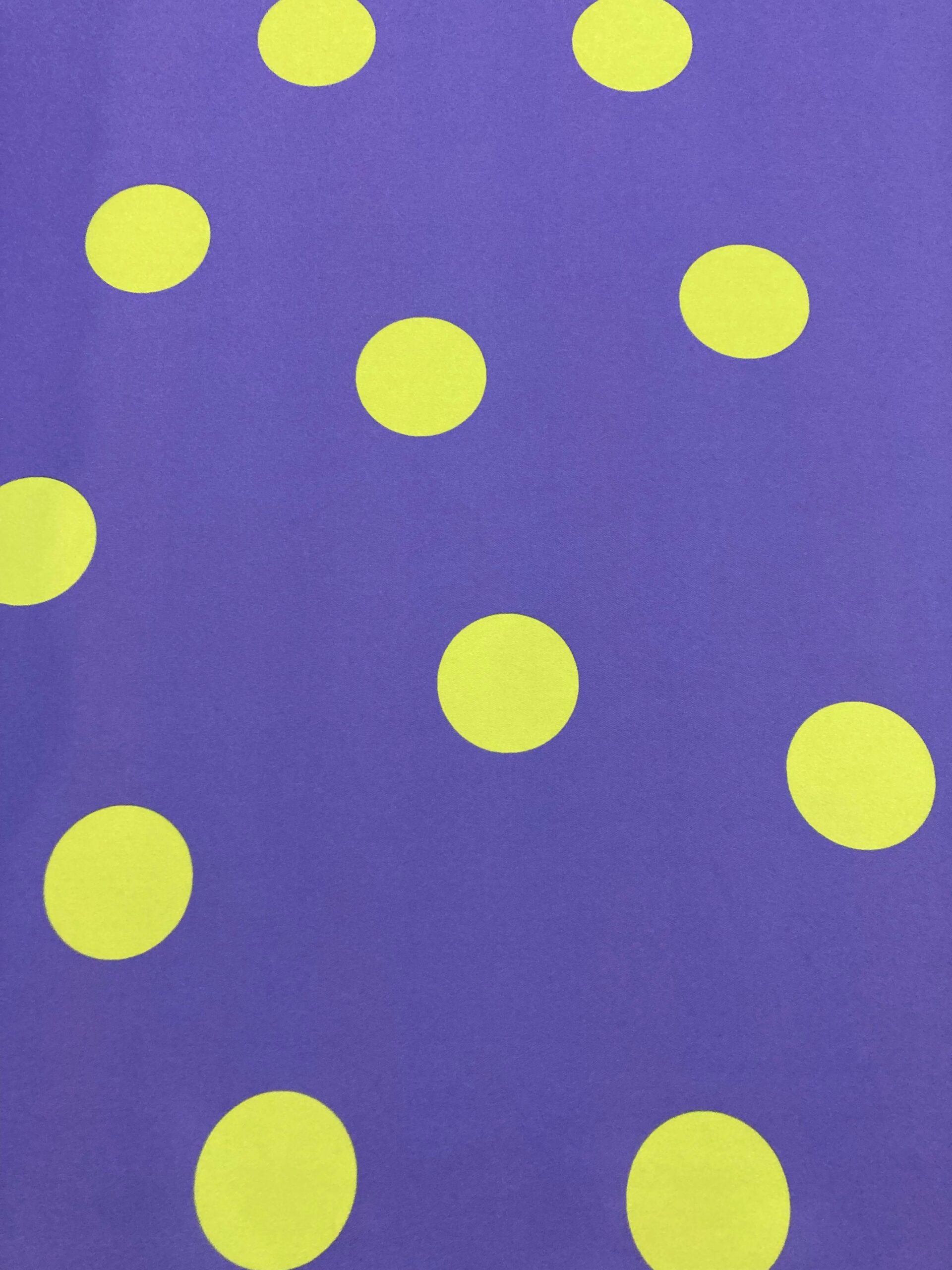 Bielástico gabardina lunar verde f.morado