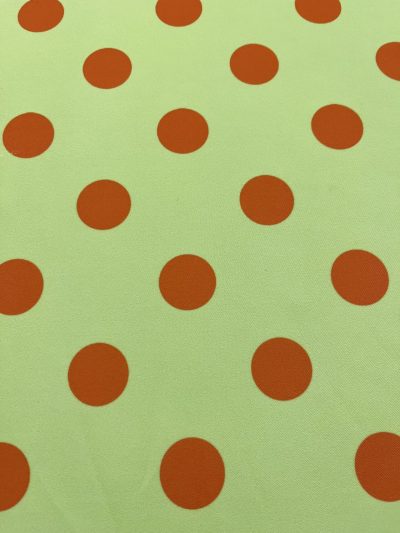 Bielástico gabardina lunar naranja f.lima