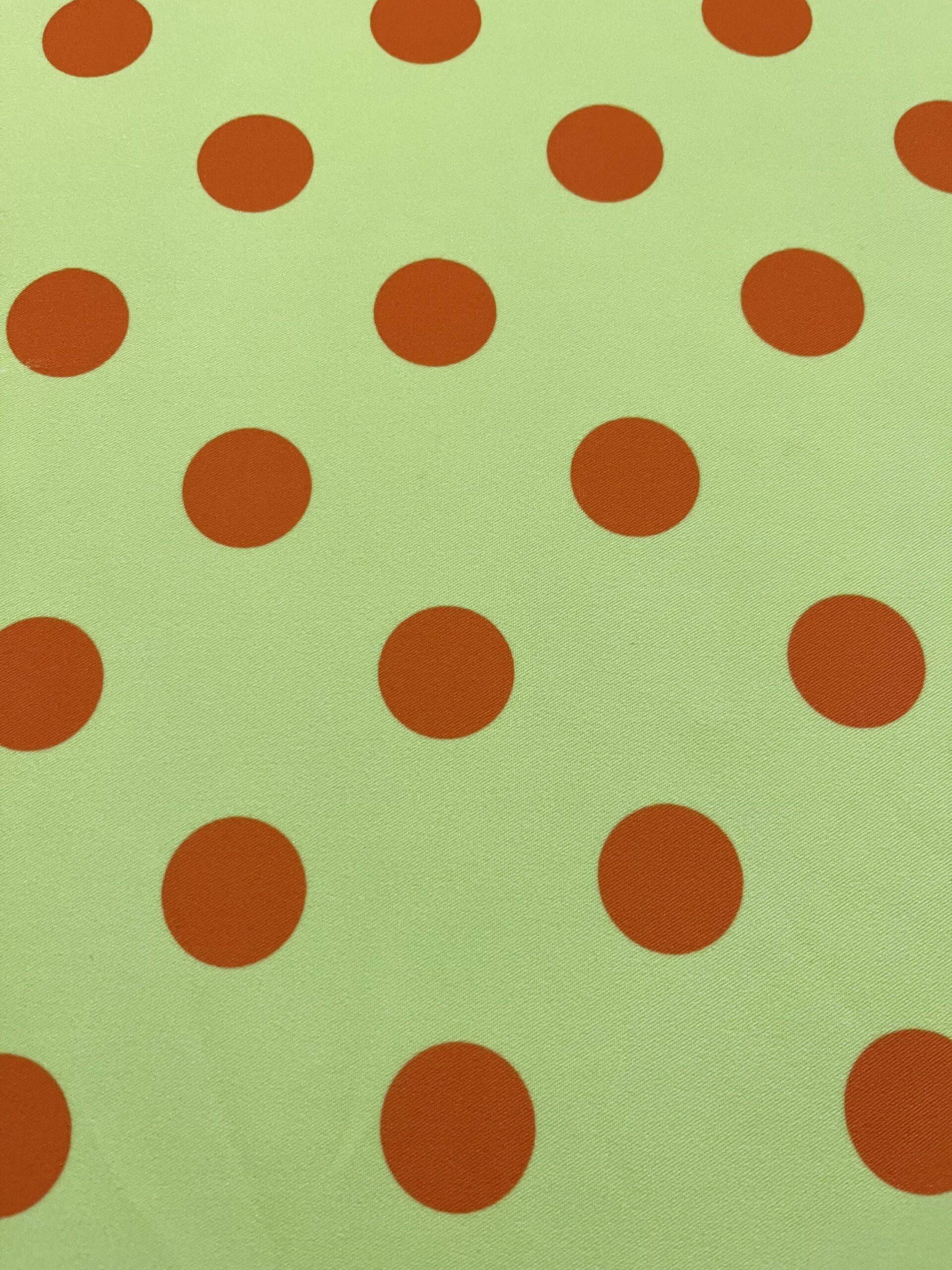 Bielástico gabardina lunar naranja f.lima