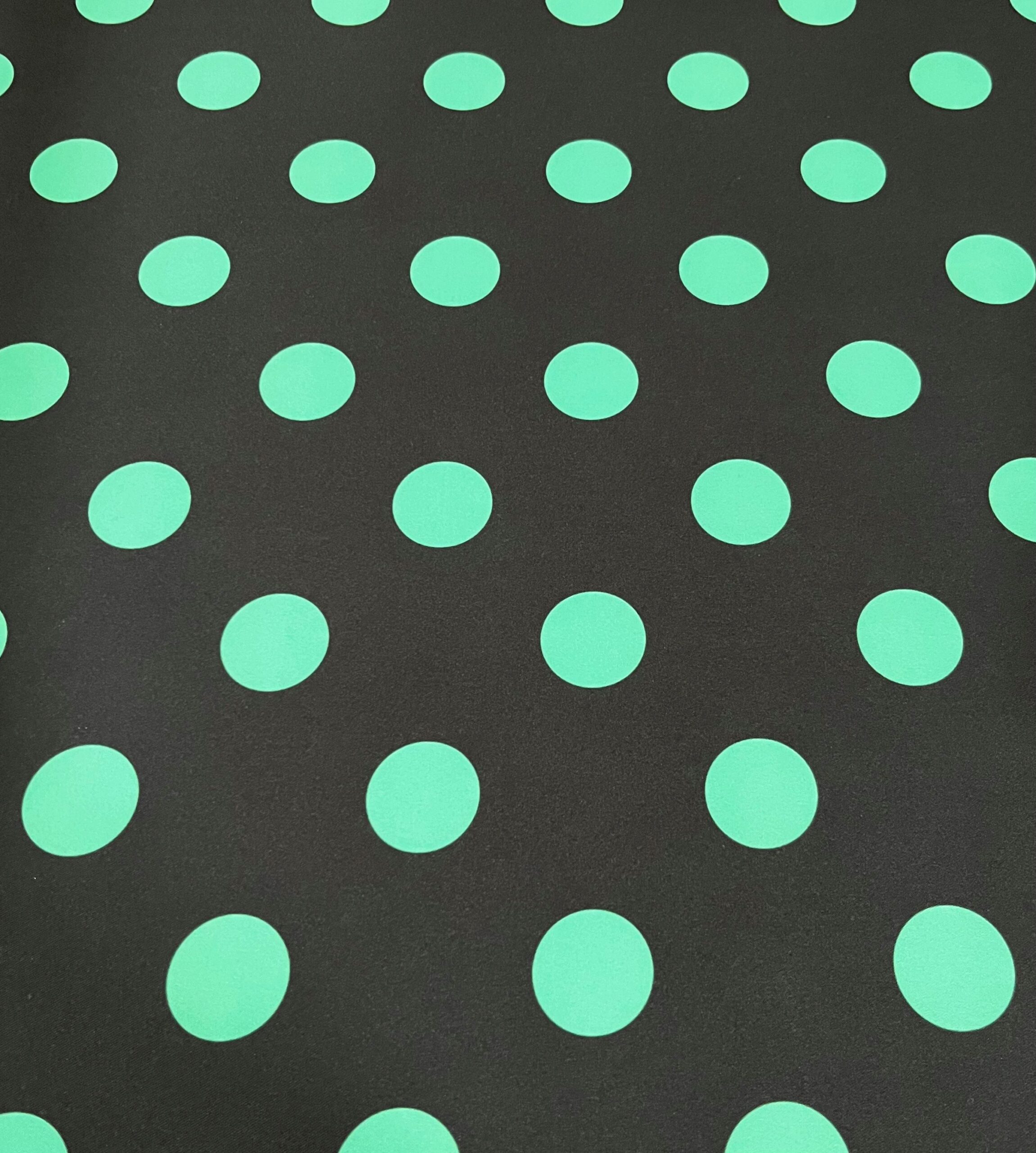 Bielástico gabardina lunar verde f.negro