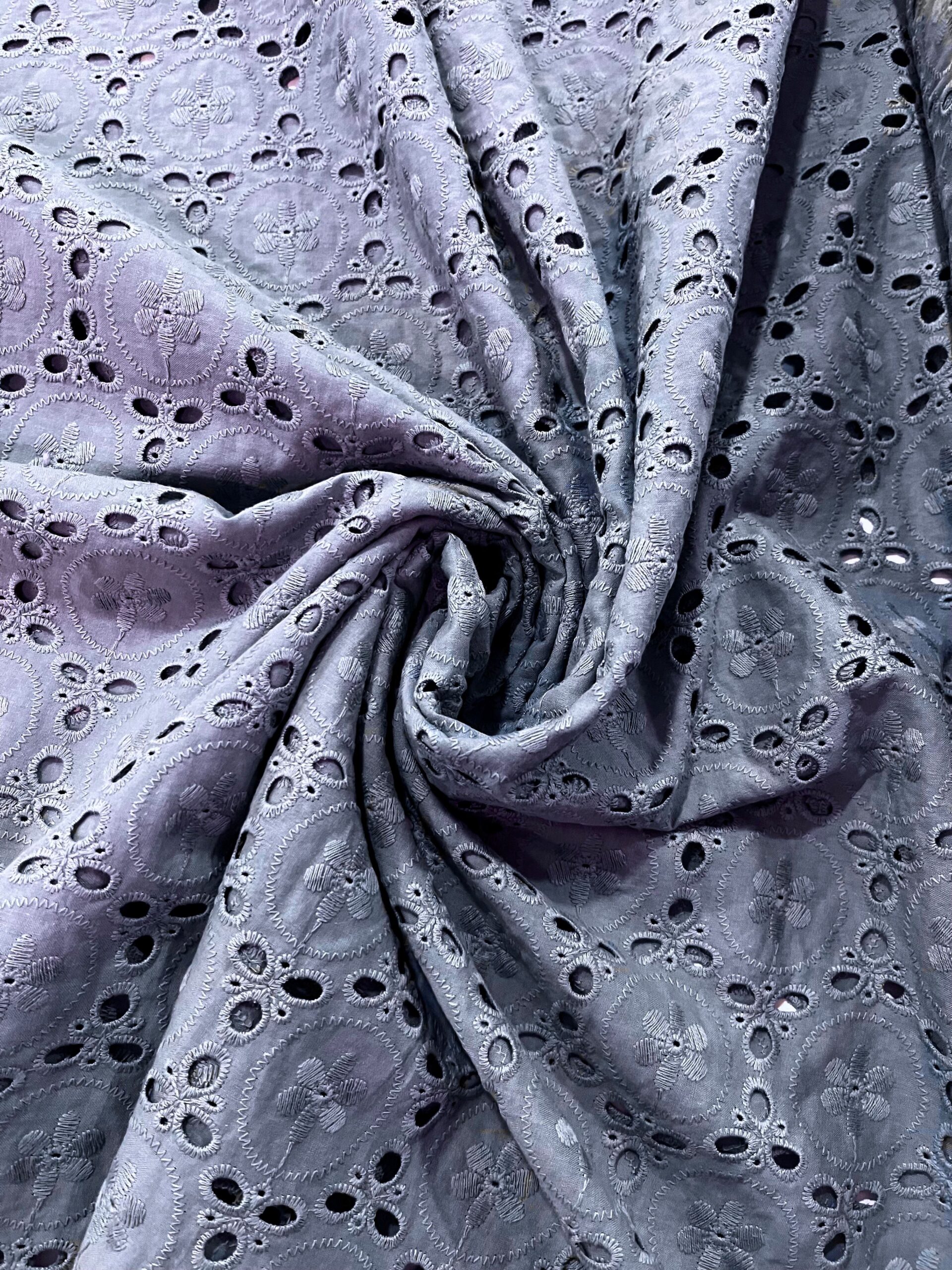 Batista algodón Alondra azul