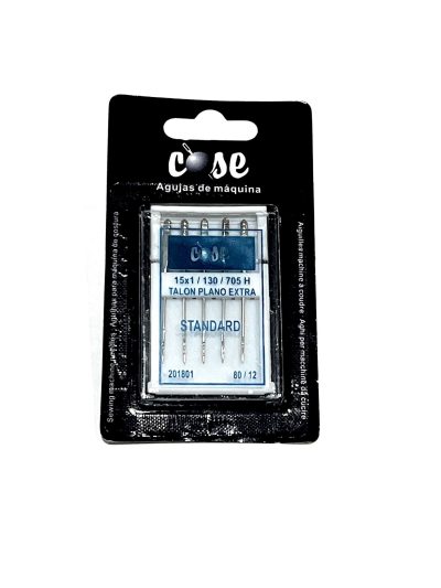 Aguja máquina coser talón plano Standard
