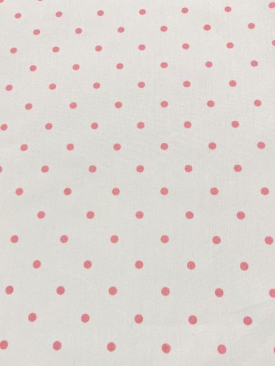 Popelín Flamenca Lunar Rosa F.Blanco