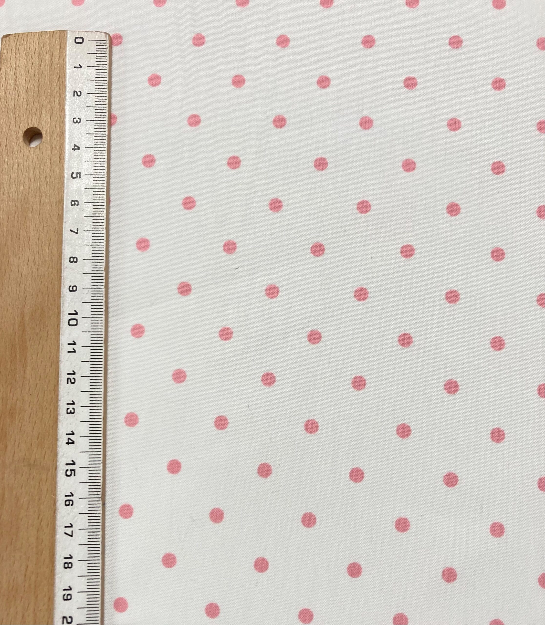 Popelín Flamenca Lunar Rosa F.Blanco