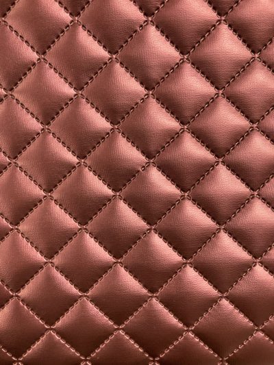 Polipiel Acolchada Granate Metalizado