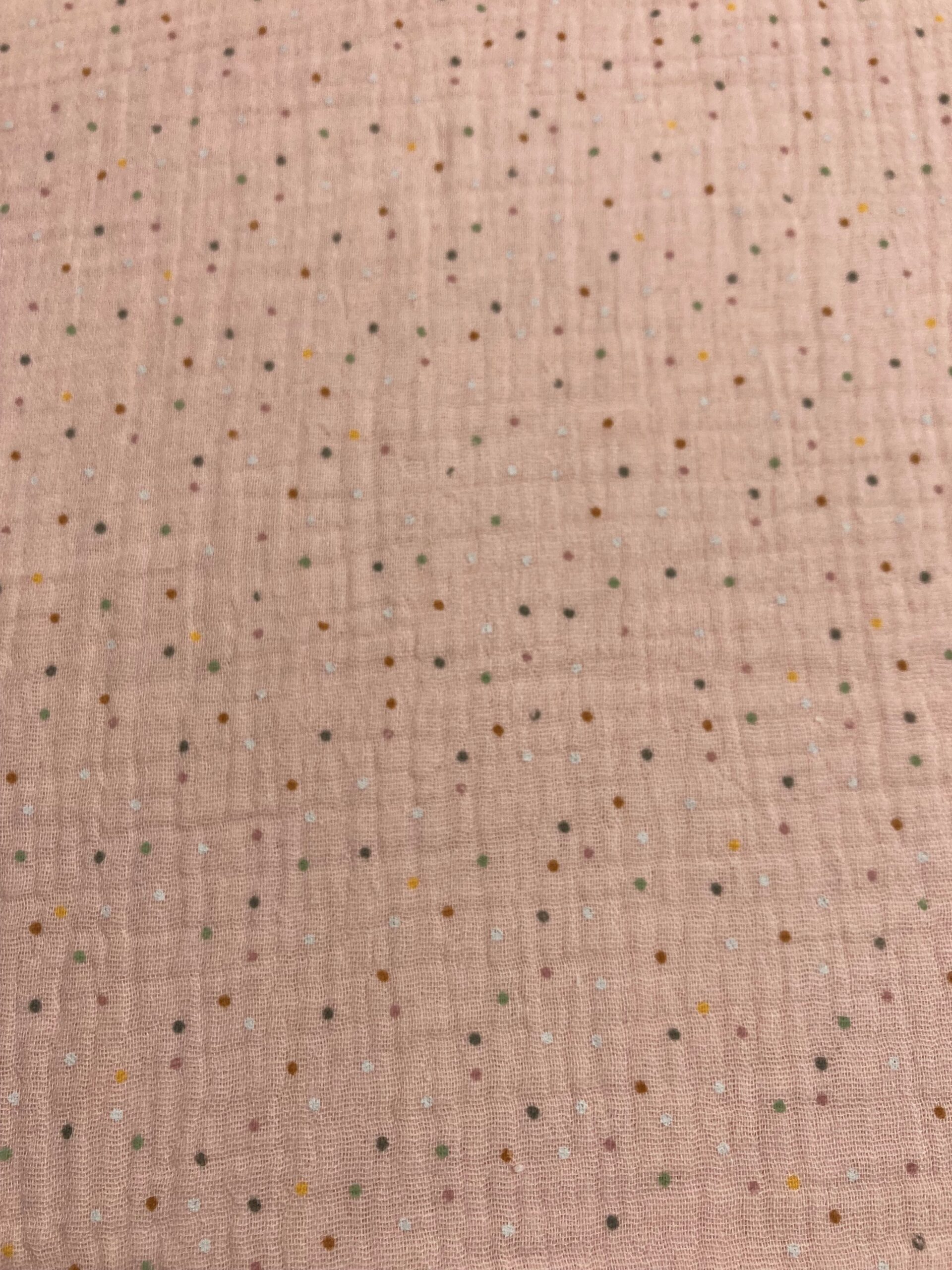 Doble Gasa f.rosa topitos