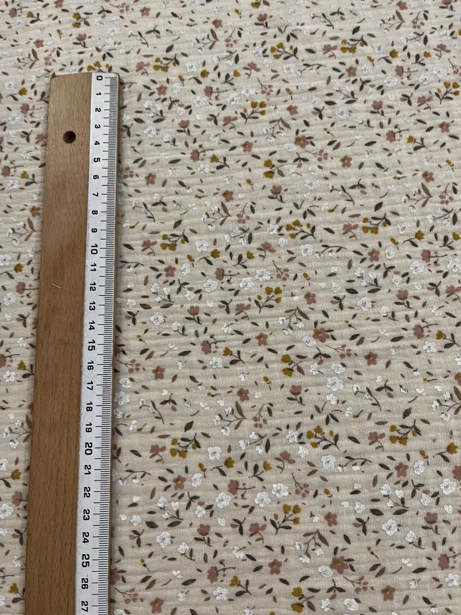 Doble Gasa f.beig florecillas