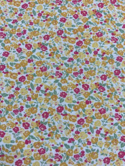 Algodón Mota pop amarillo