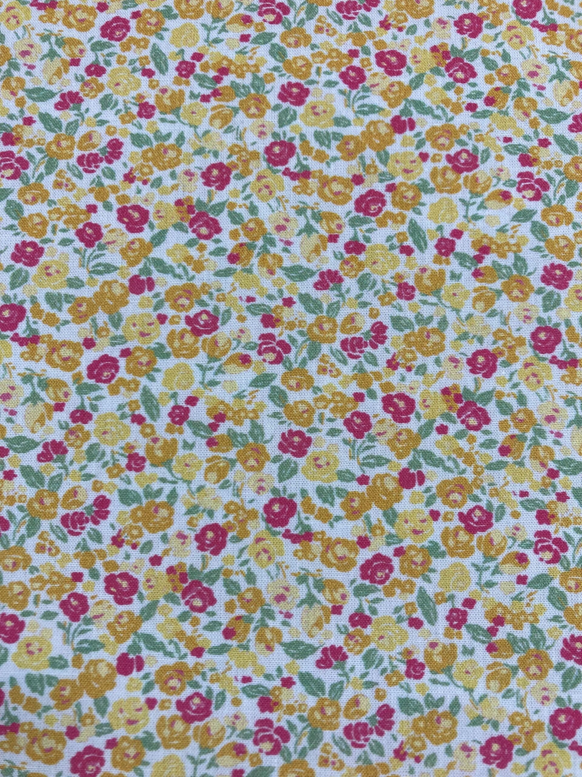 Algodón Mota pop amarillo