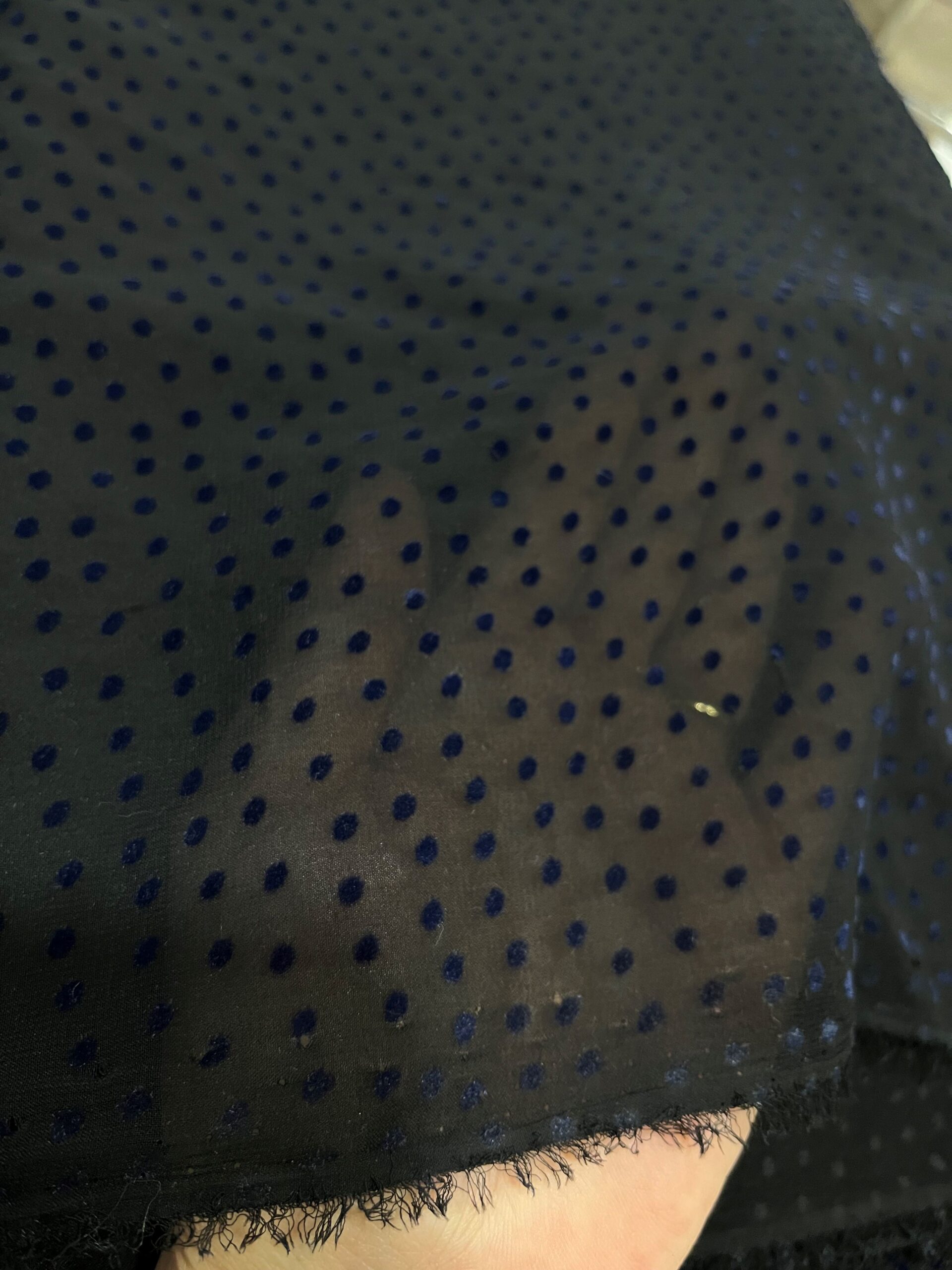 Gasa plumeti flocado terciop (retal)