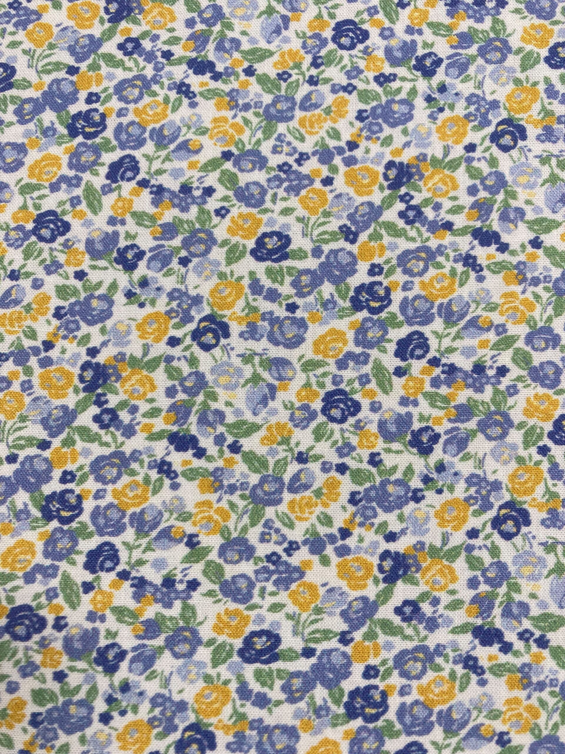 Algodón Mota pop azul