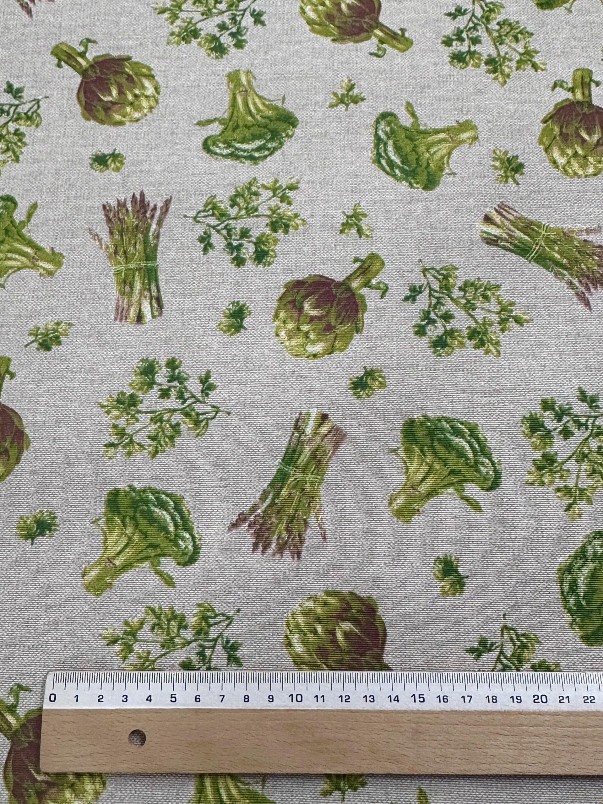 Loneta resinada vegetales