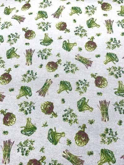 Loneta resinada vegetales