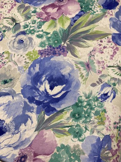 Loneta Exterior flores