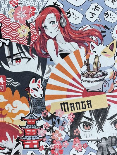 Panel polipiel Manga