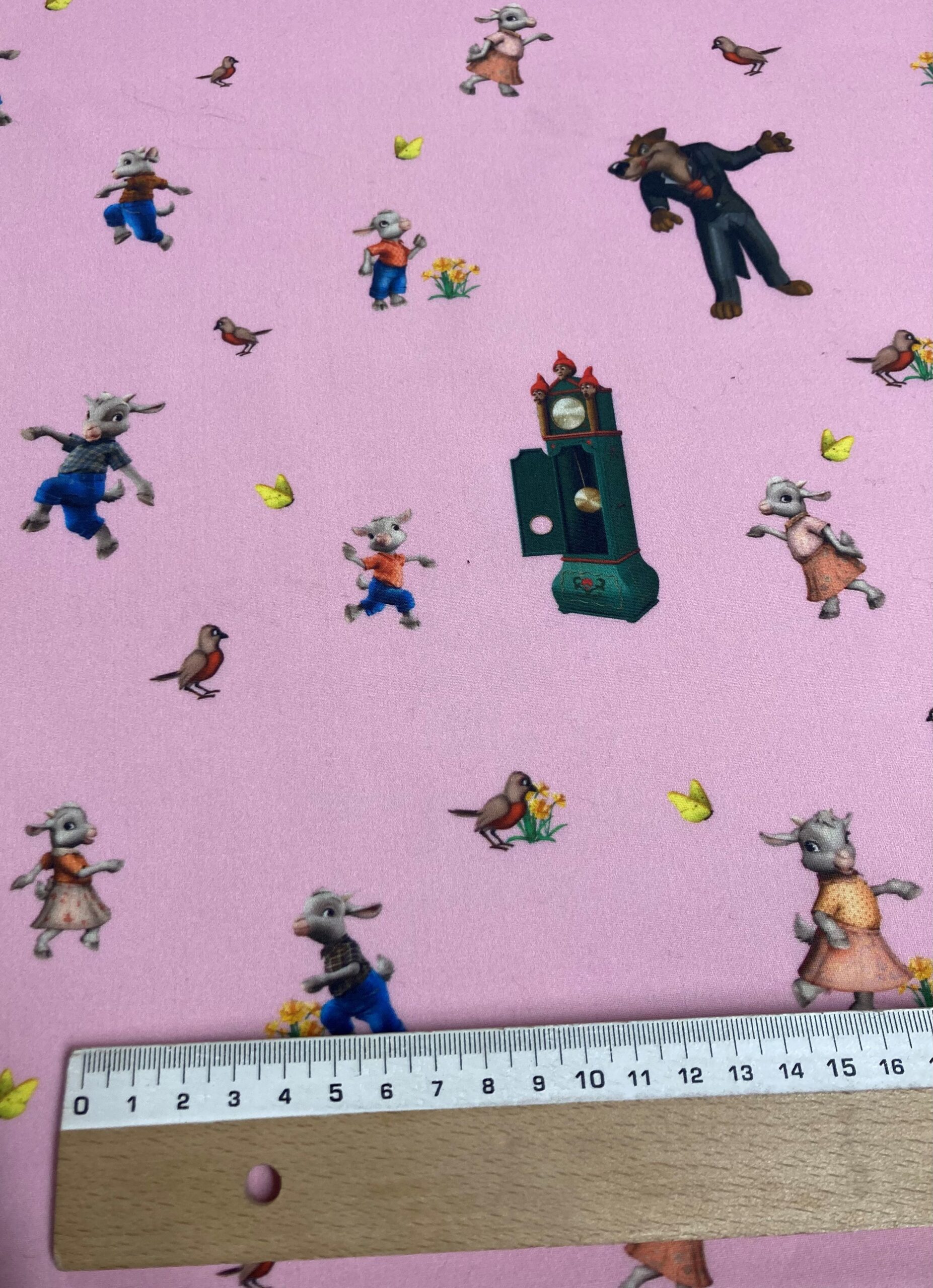 Algodón Feroz-cabritillos rosa