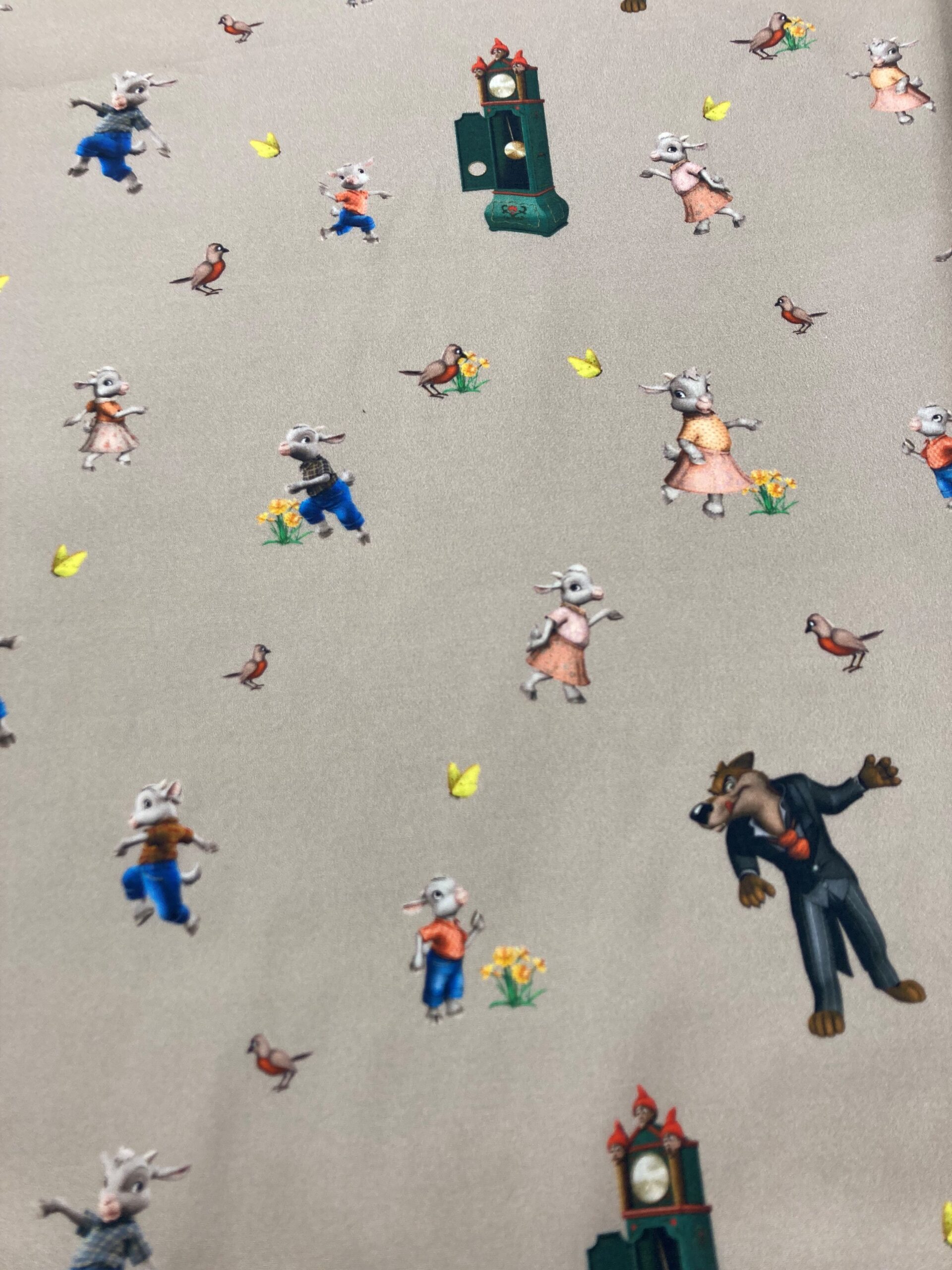 Algodón Feroz-cabritillos beig