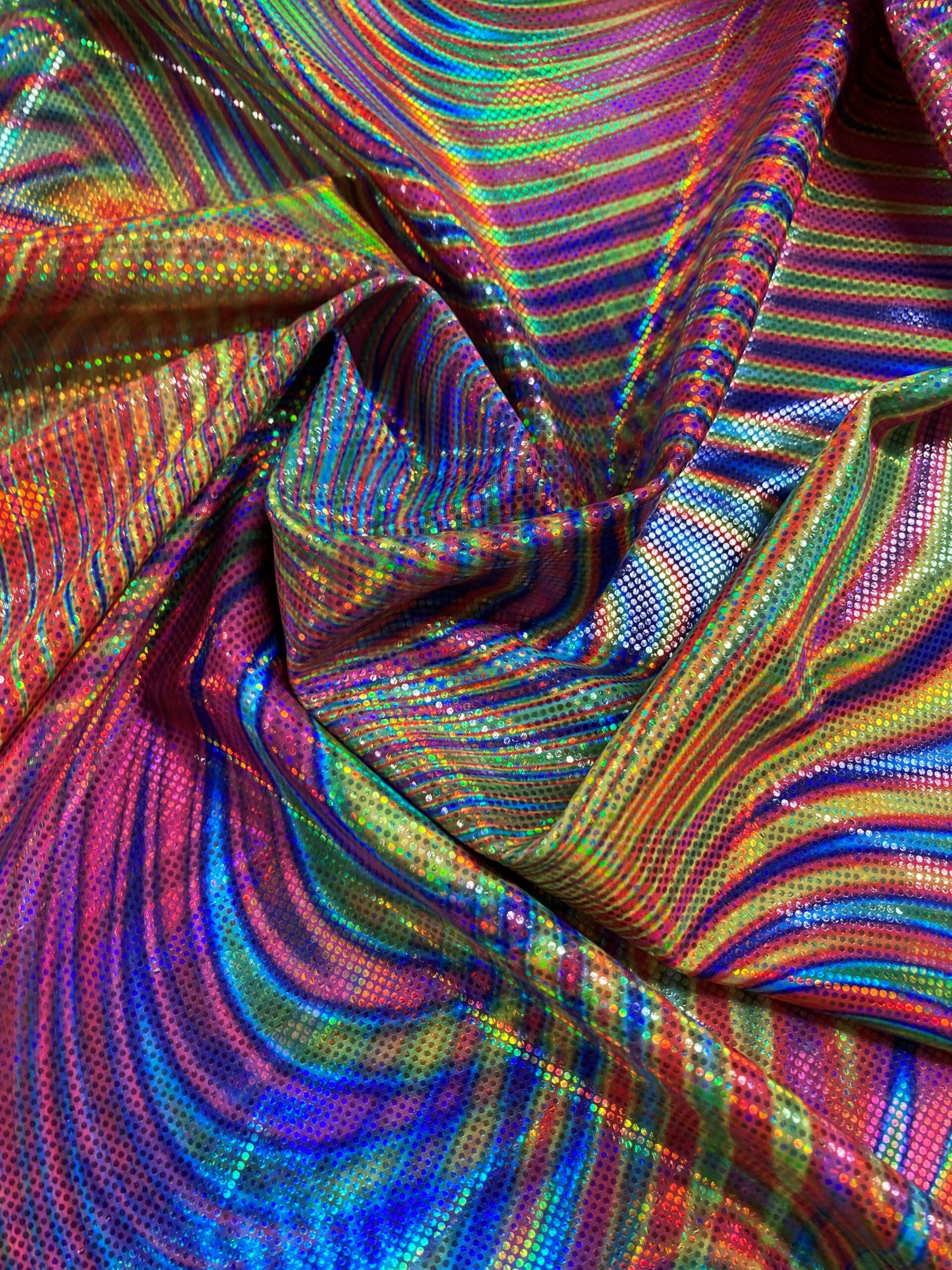 Lycra estampado psicodélico