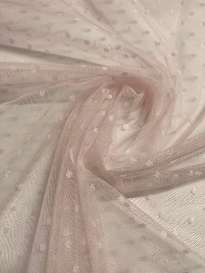 Tul de plumeti rosa bebé