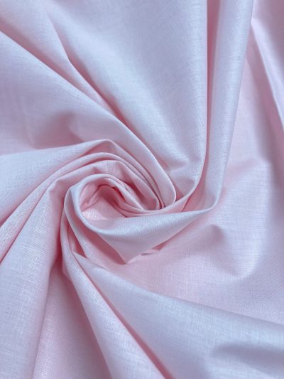 Algodón liso rosa bebe