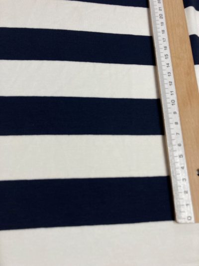 punto camiseta rayas marino (retal)