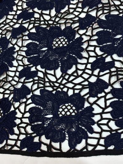 Encaje Dorian negro/azul