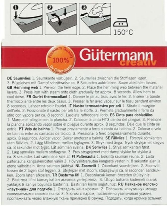 Cinta para dobladillos Gutermann