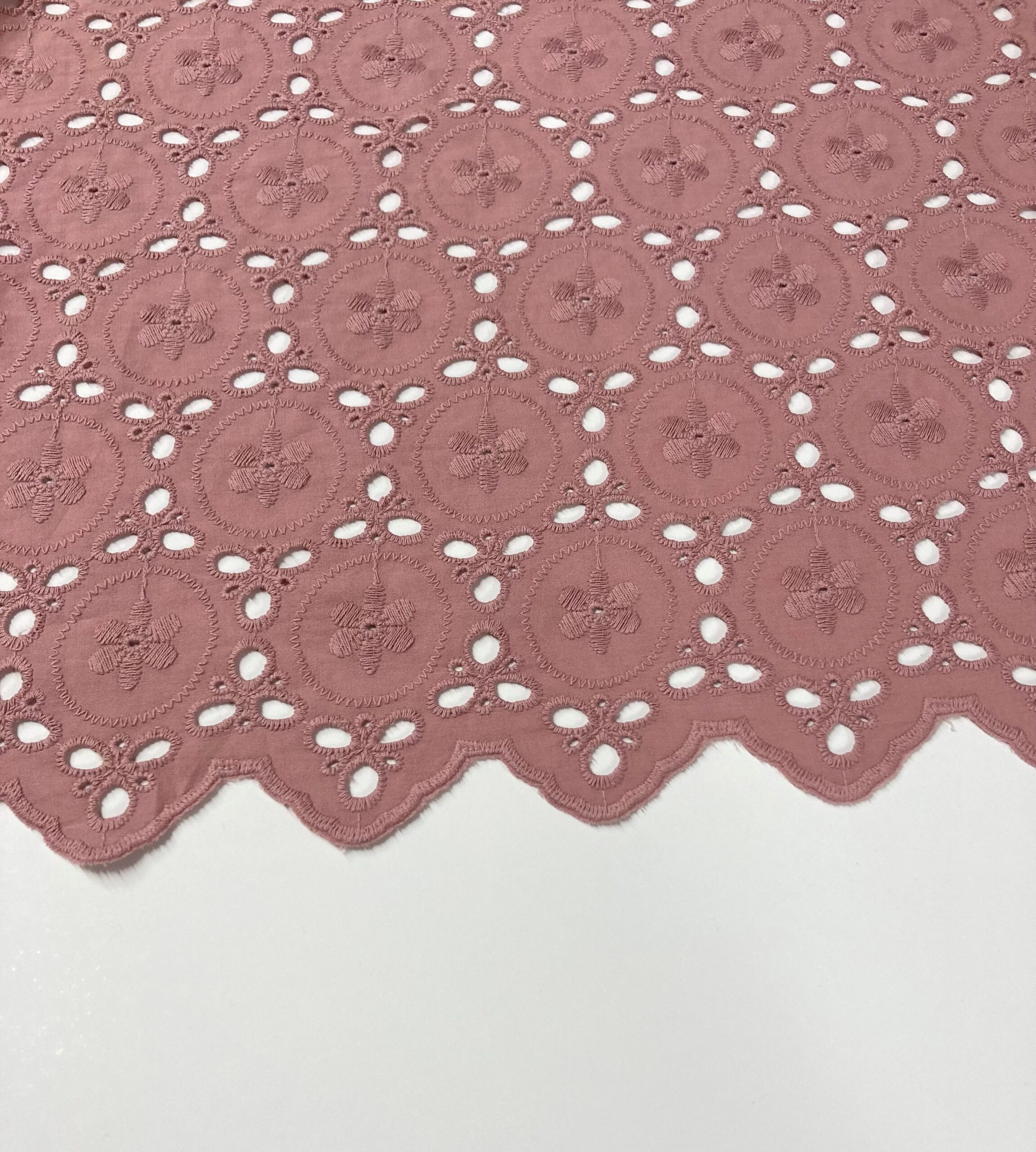 Batista algodón Alondra rosa maquillaje