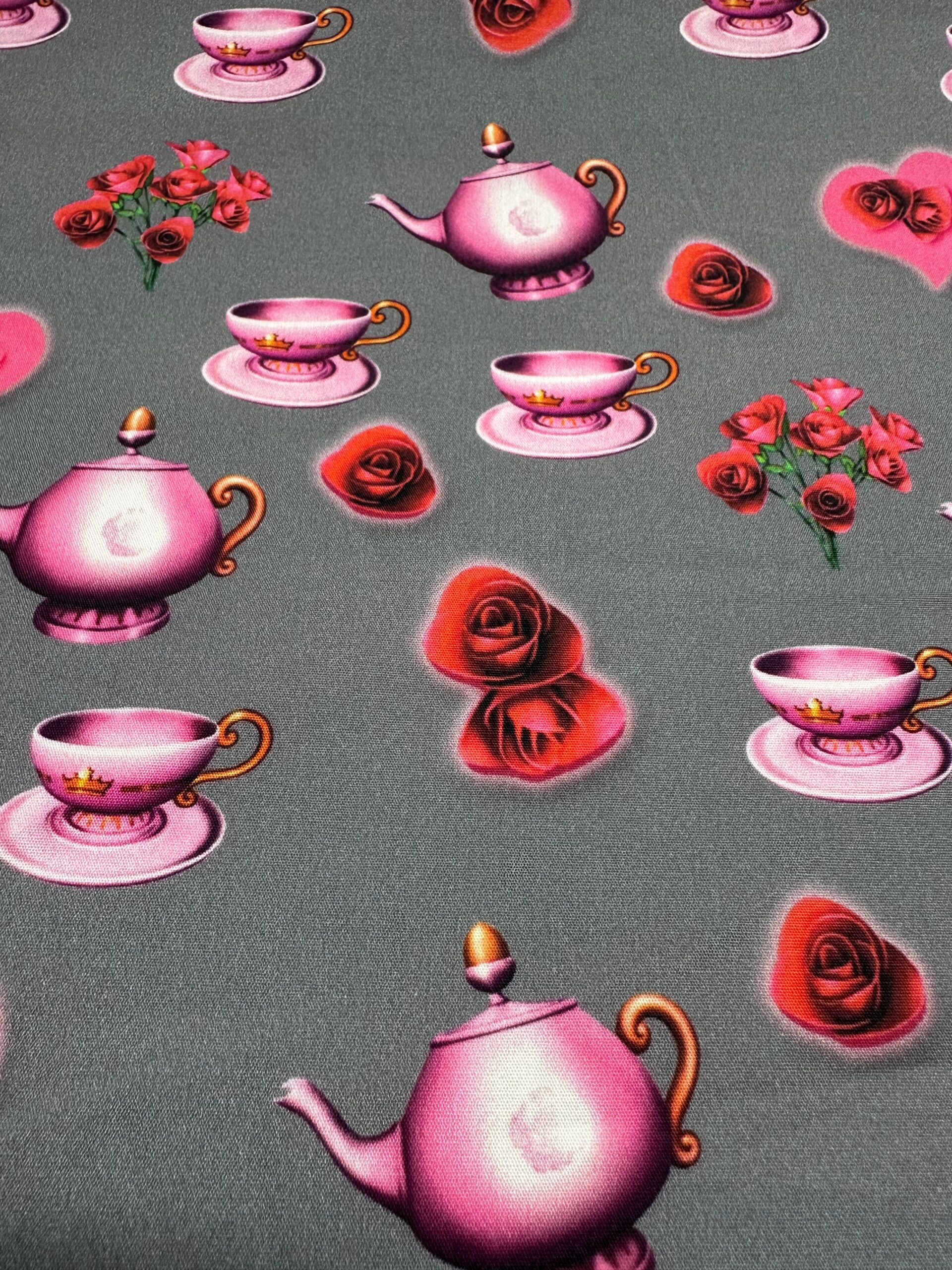 Algodón tazas Bella f.gris