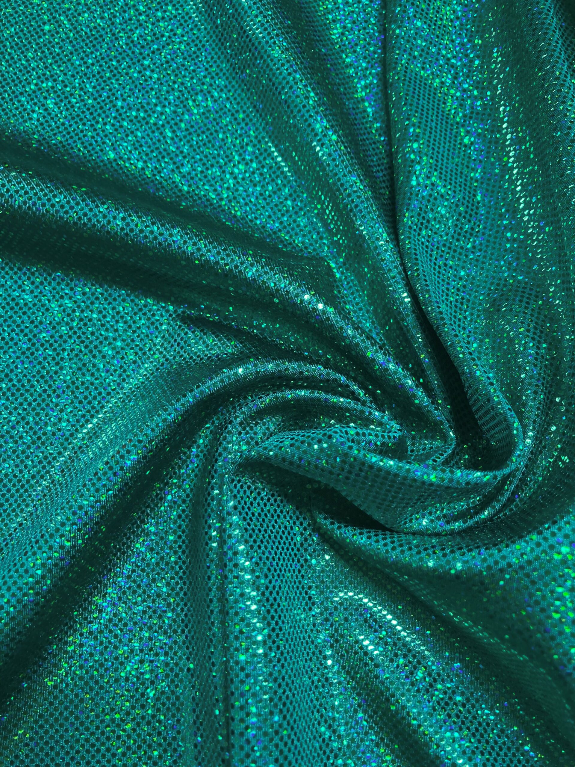 Lycra multipuntos hologramas verde