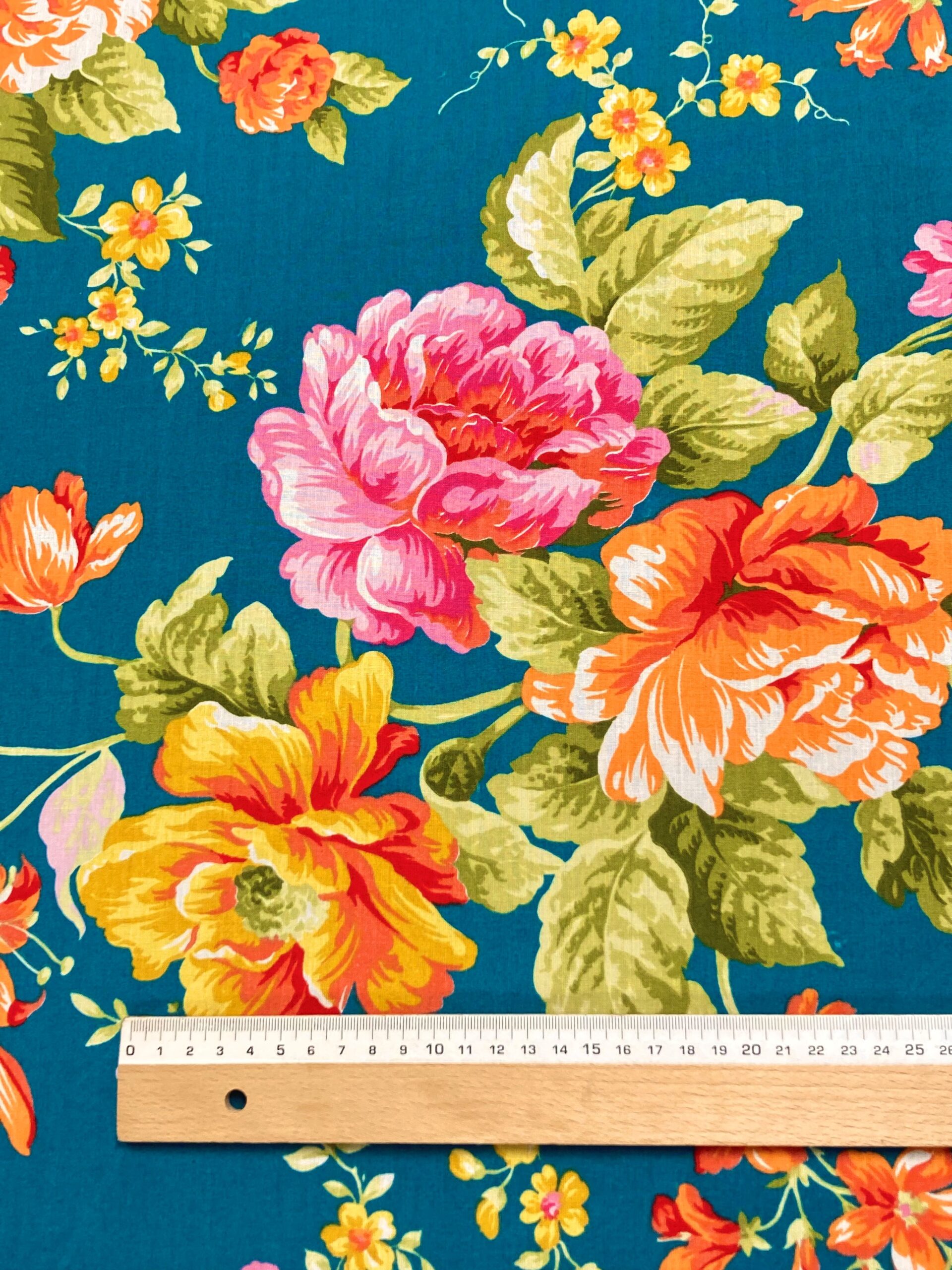 Algodón flamenca Macarena petróleo