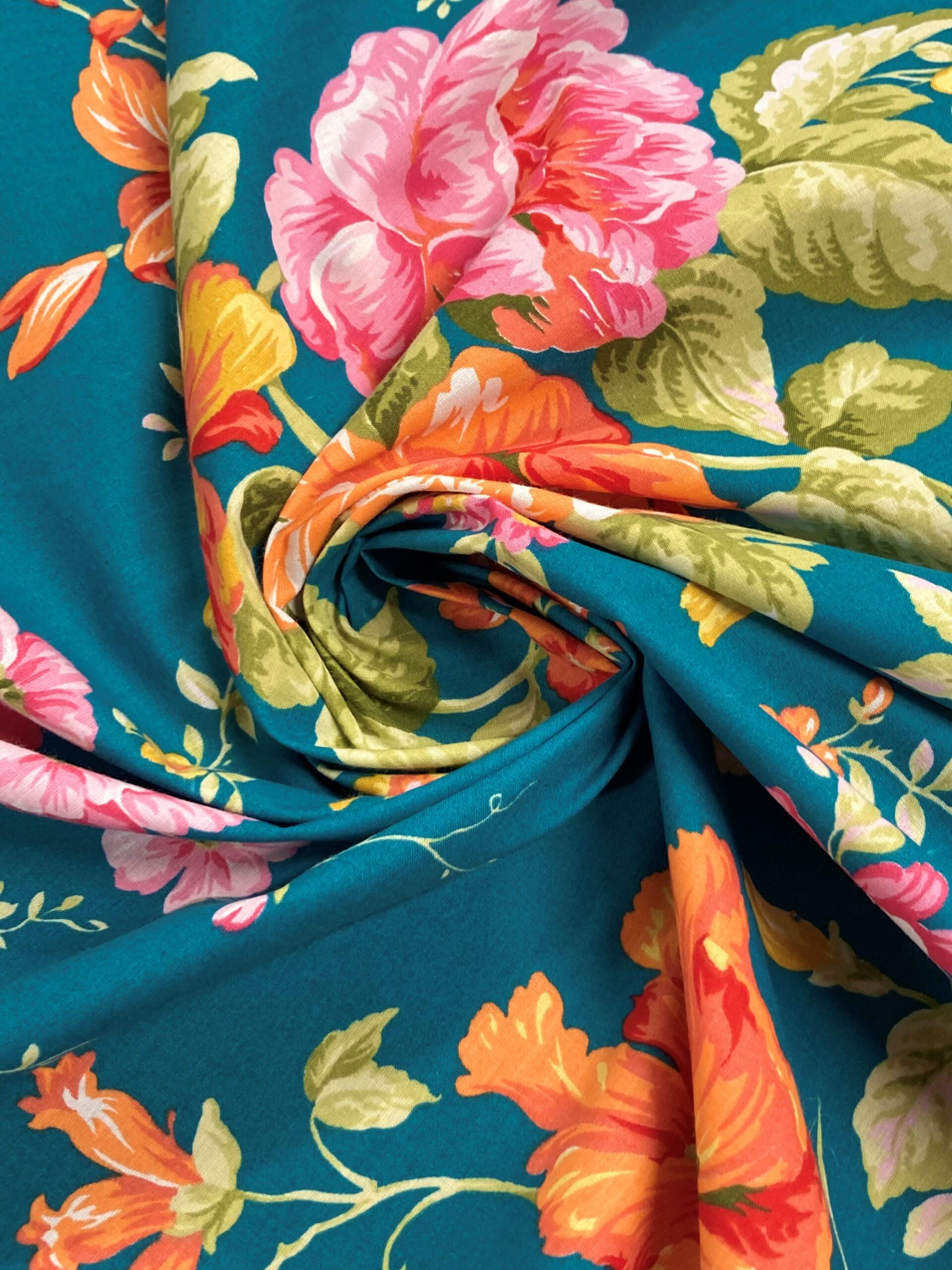 Algodón flamenca Macarena petróleo