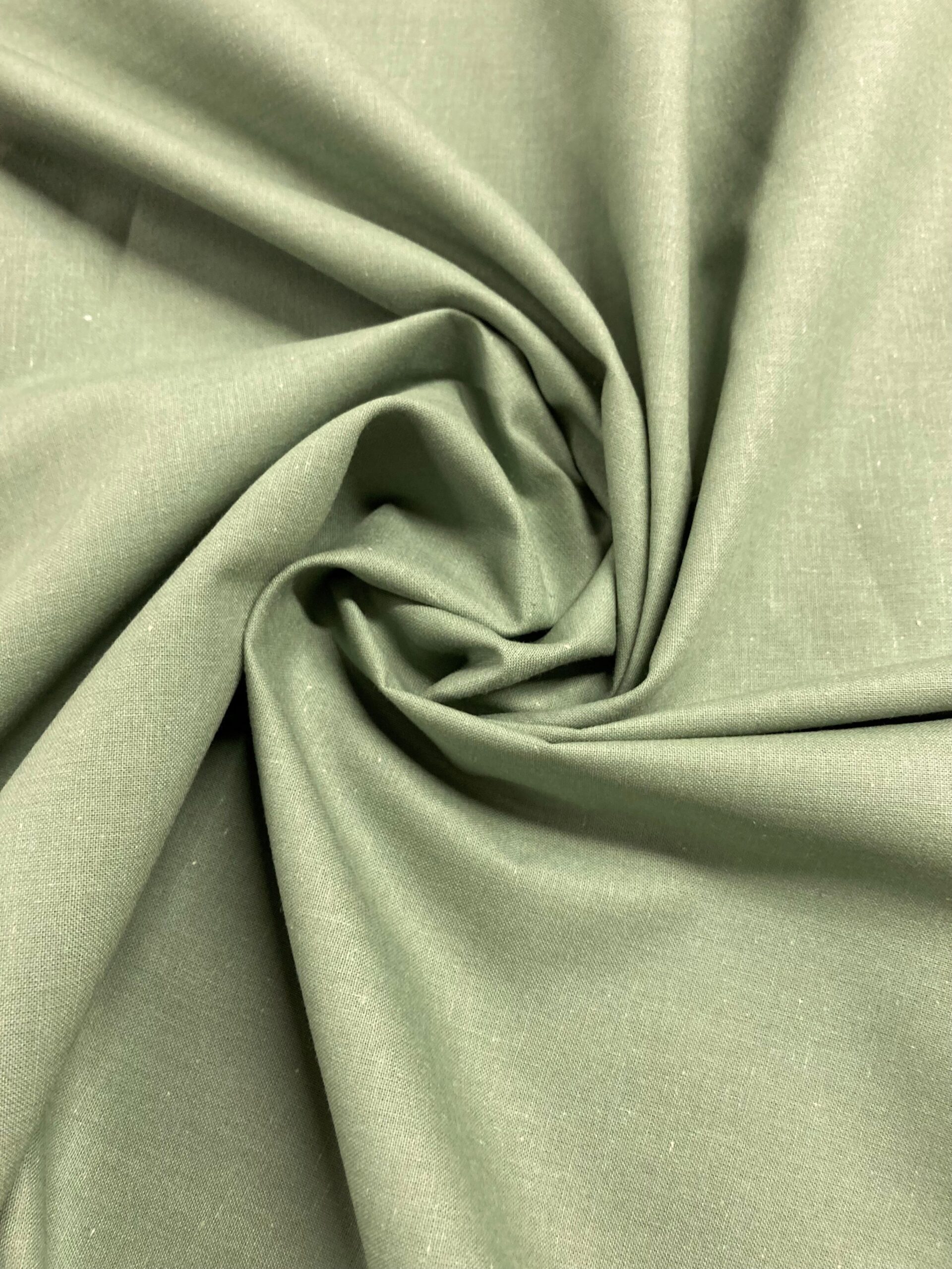 Algodón liso Mireia verde