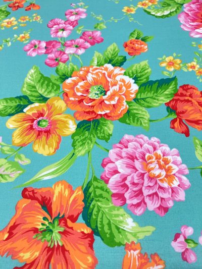 Algodón flamenca Macarena Agua