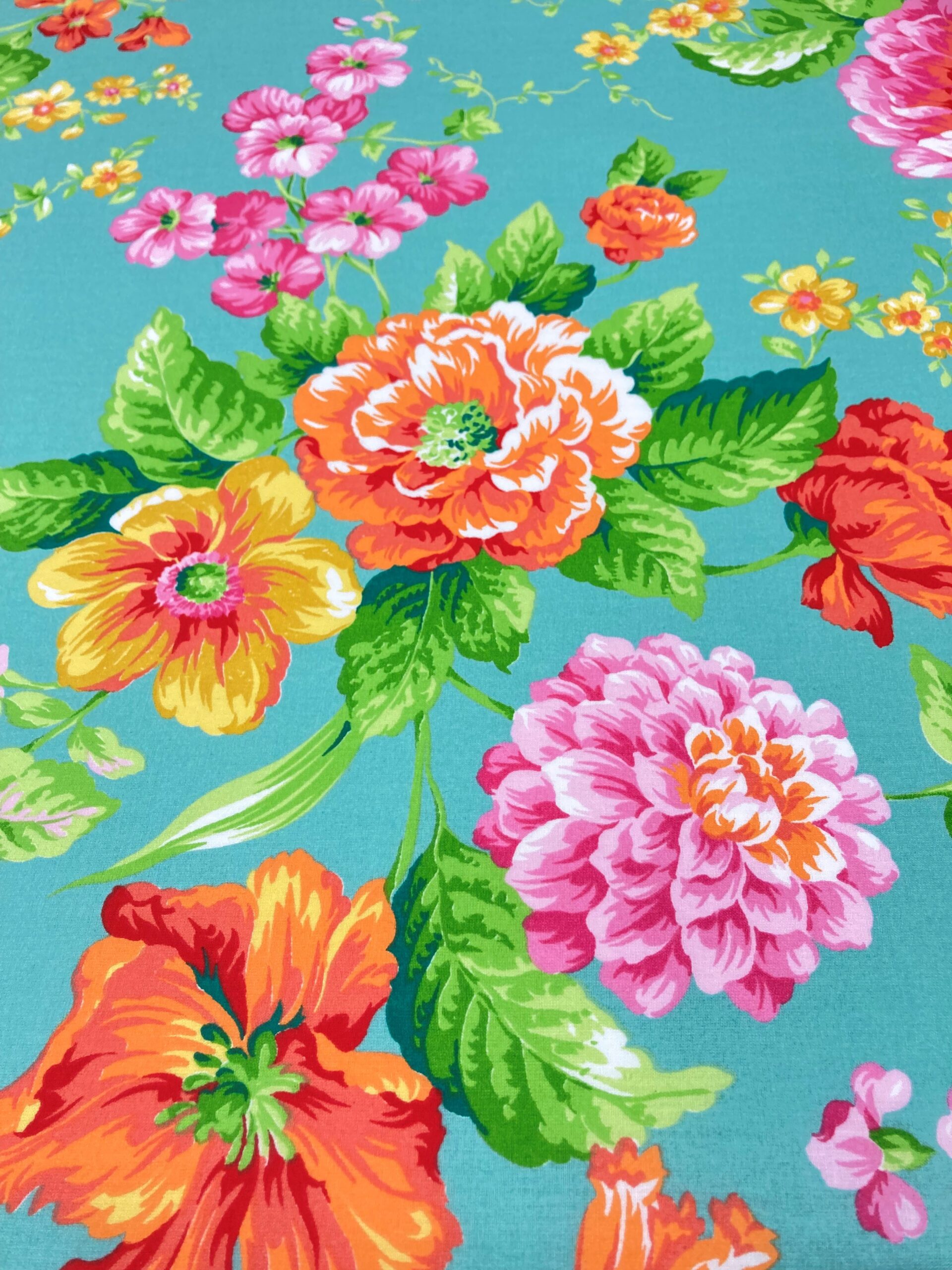 Algodón flamenca Macarena Agua