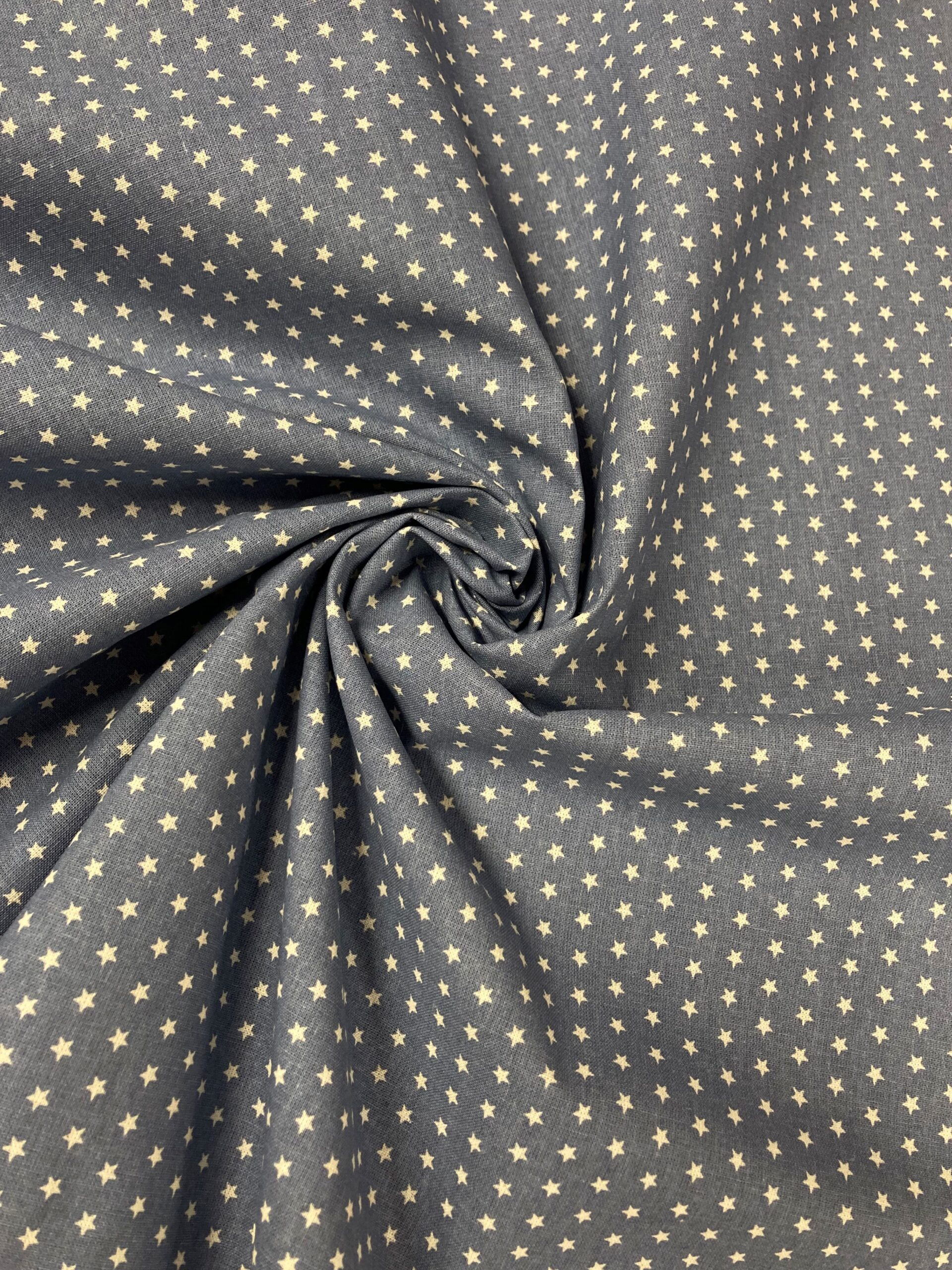 Algodón Mireia Estrellas f.azul