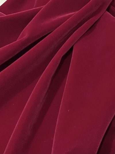 Terciopelo lux rojo