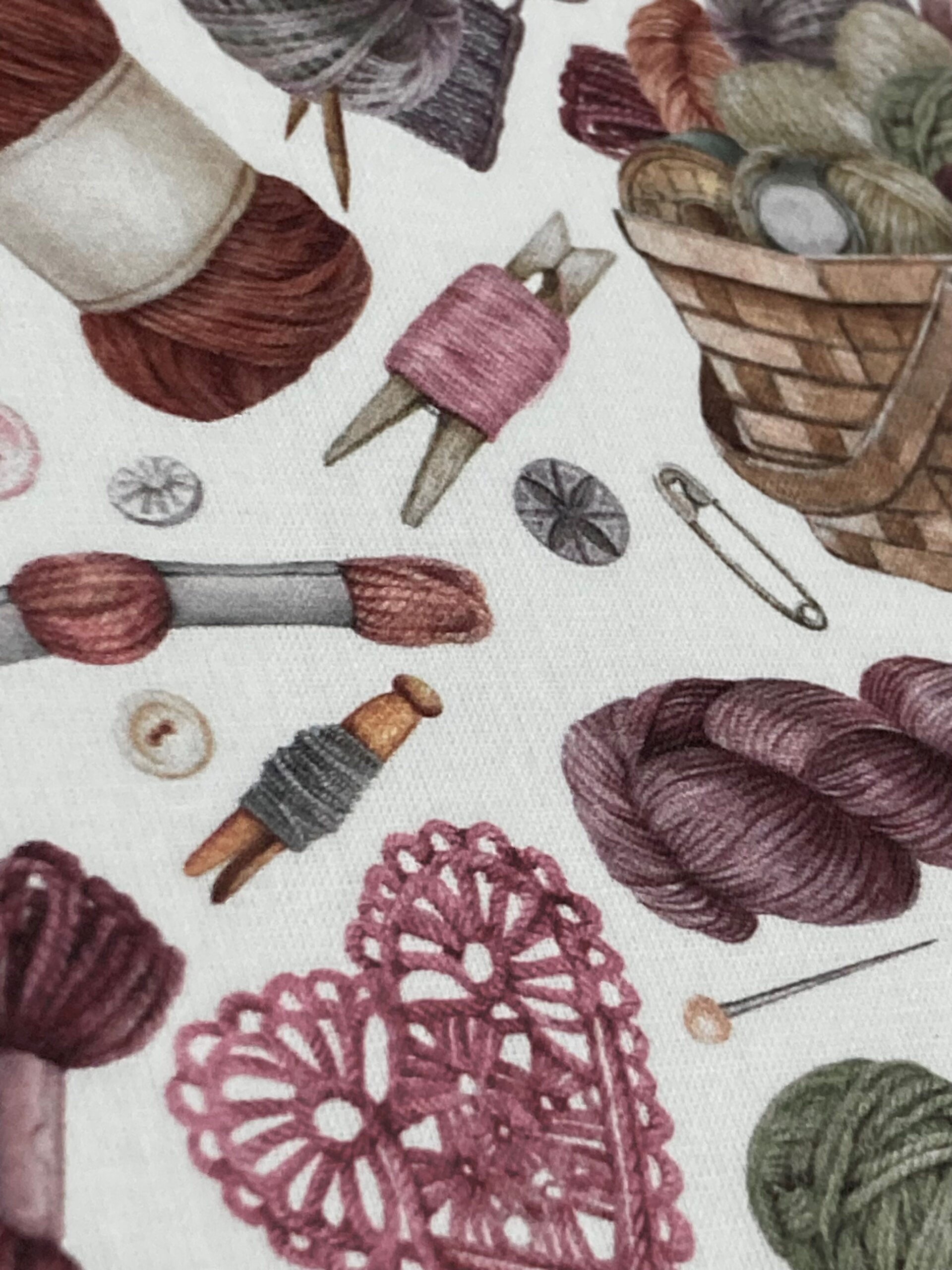 Algodón cesto ovillos