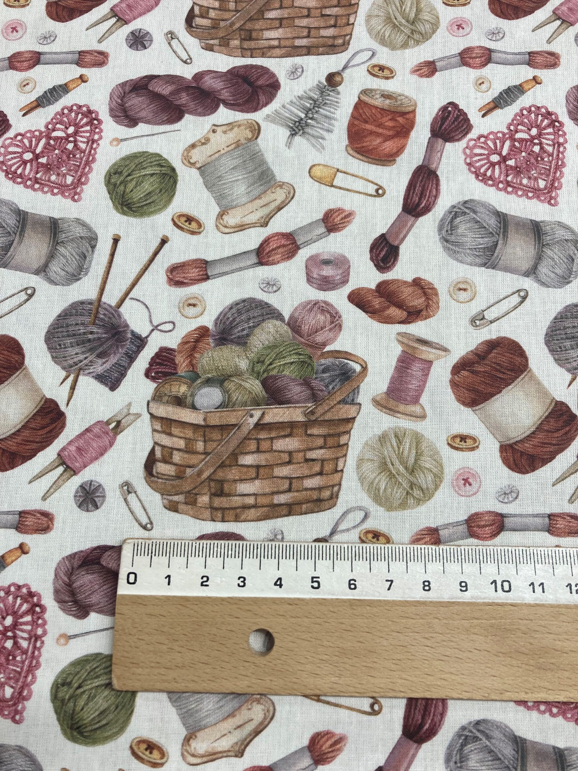 Algodón cesto ovillos