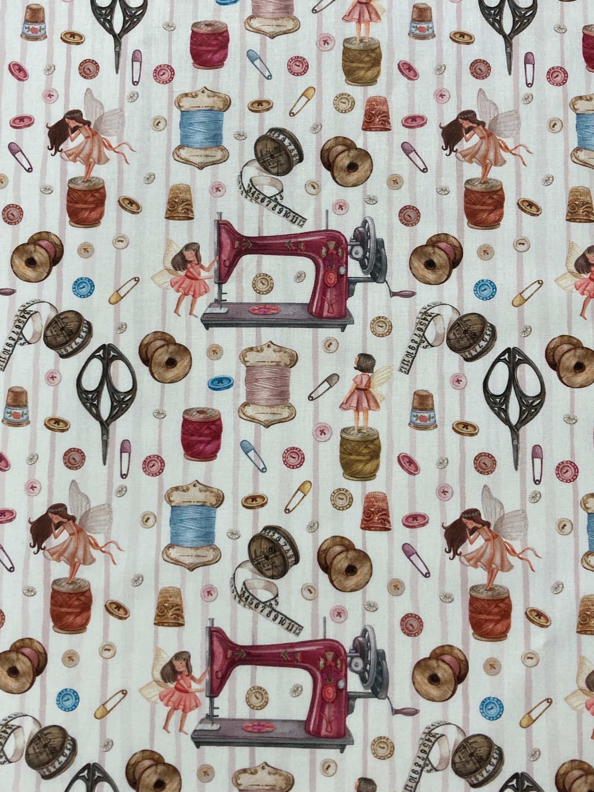 Algodón hadas costura