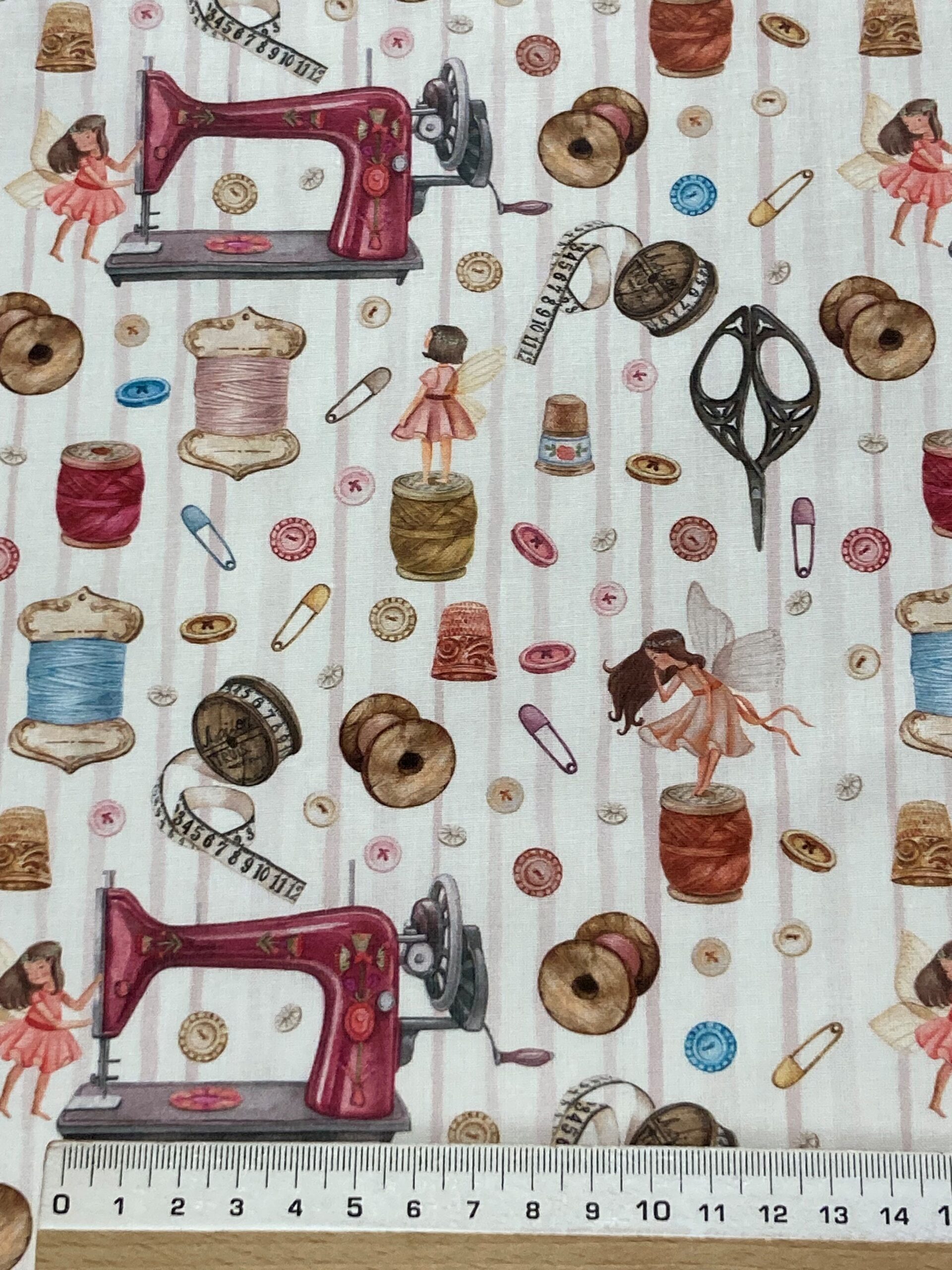 Algodón hadas costura