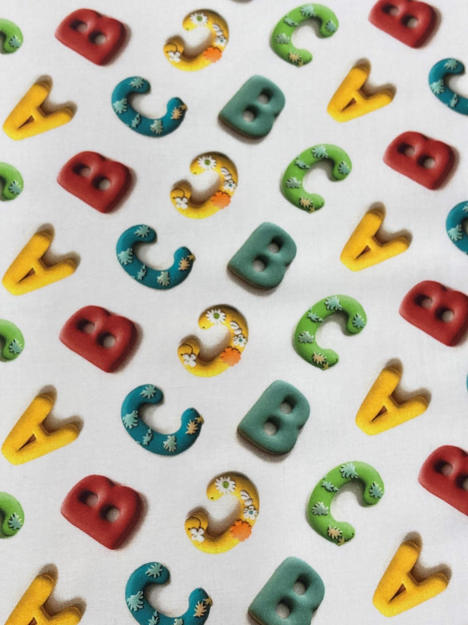 Algodón 3D abecedario