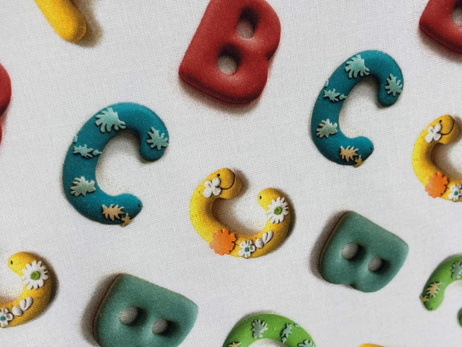 Algodón 3D abecedario