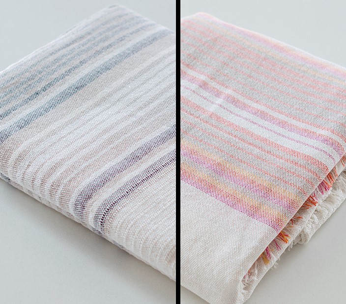 Colcha Foulard Multiusos Algodón Pinceladas