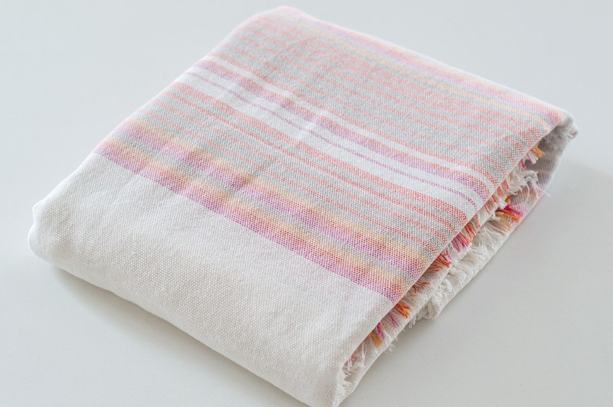 Colcha Foulard Multiusos Algodón Pinceladas